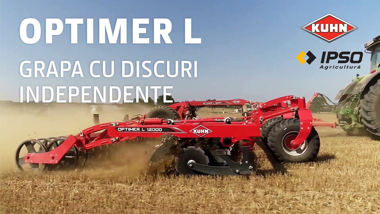 KUHN OPTIMER L - Grapa cu discuri independente