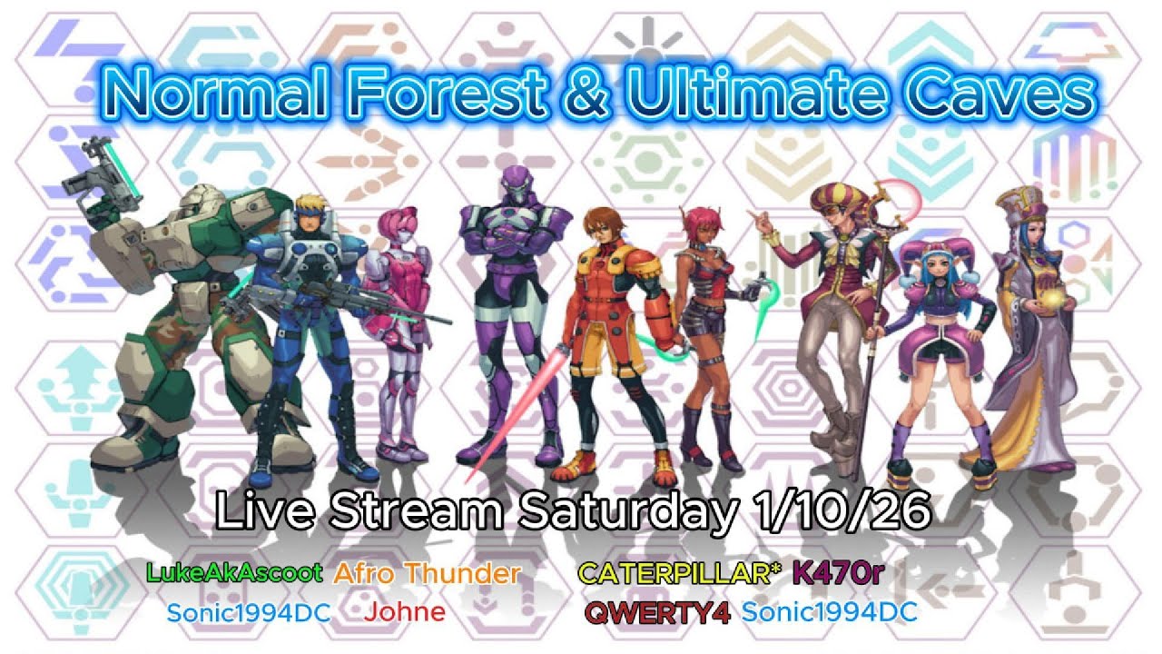 Phantasy Star Online Dreamcast Online Live Stream 1/10/26