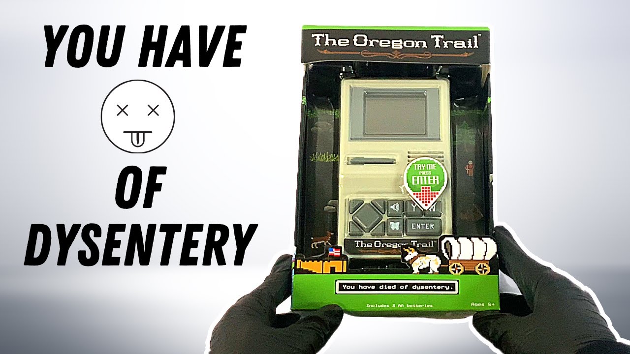 The Oregon Trail Handheld Game Unboxing