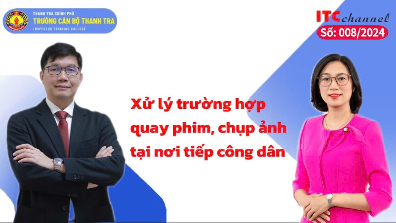 Xử l&yacute; trường hợp quay phim, chụp ảnh  tại nơi tiếp c&ocirc;ng d&acirc;n