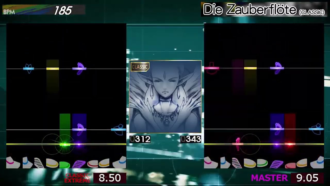 GITADORA drummania / Die Zauberflote (CLASSIC) - Comparison