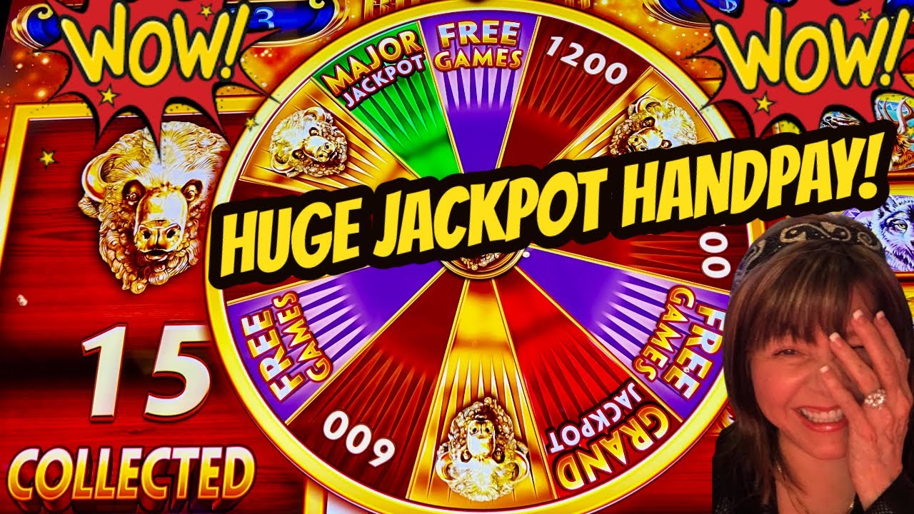 15 GOLD BUFFALO HEADS! HUGE JACKPOT HANDPAY
