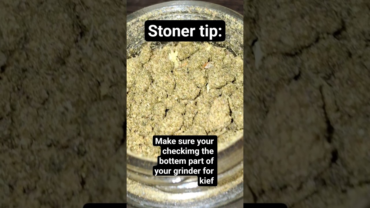 stoner tip: (grinder kief) 