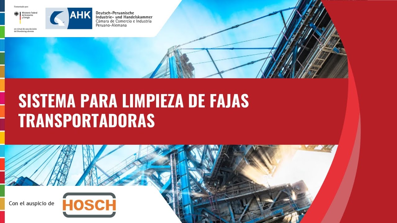 Sistema para limpieza de fajas transportadoras