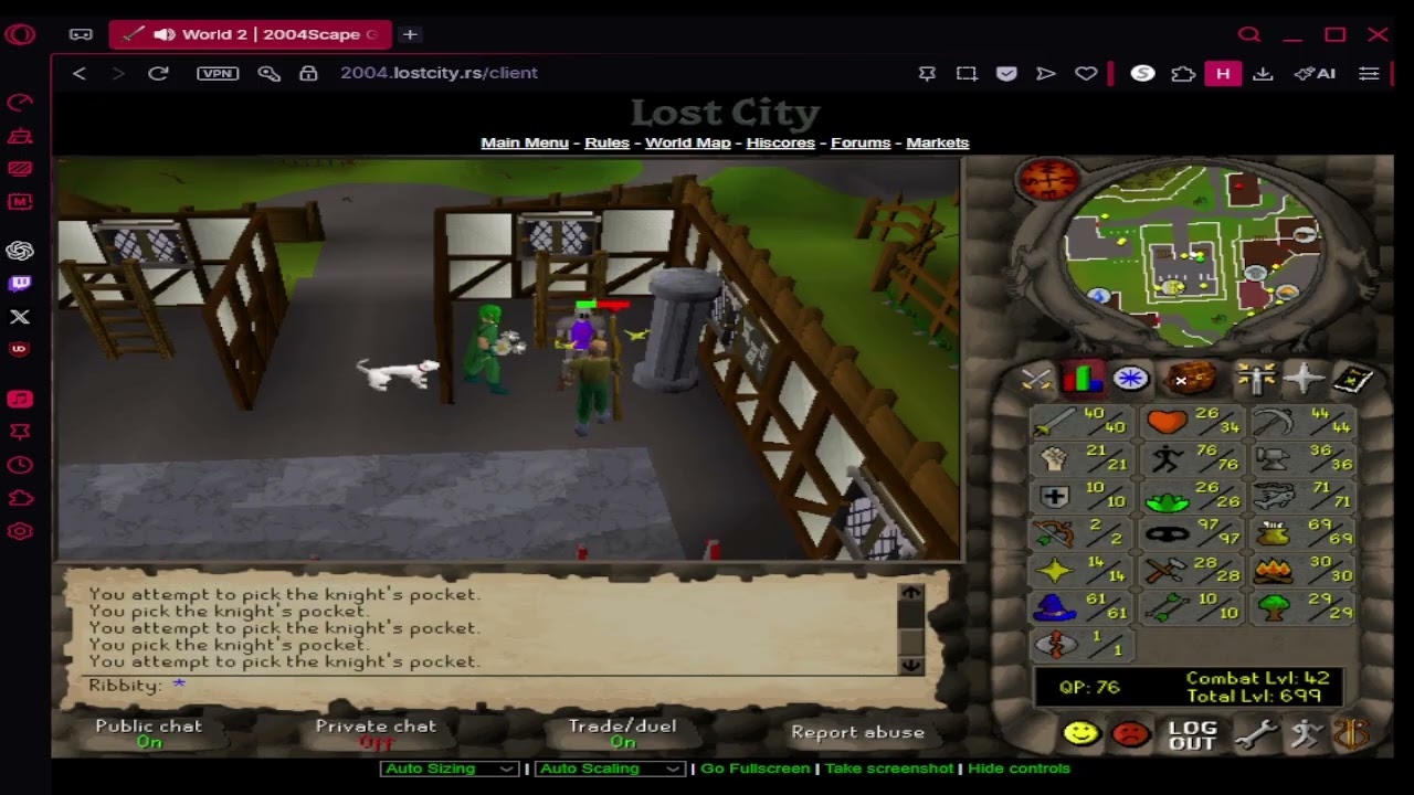 How to Time Your Eats While Thieving in 2004scape