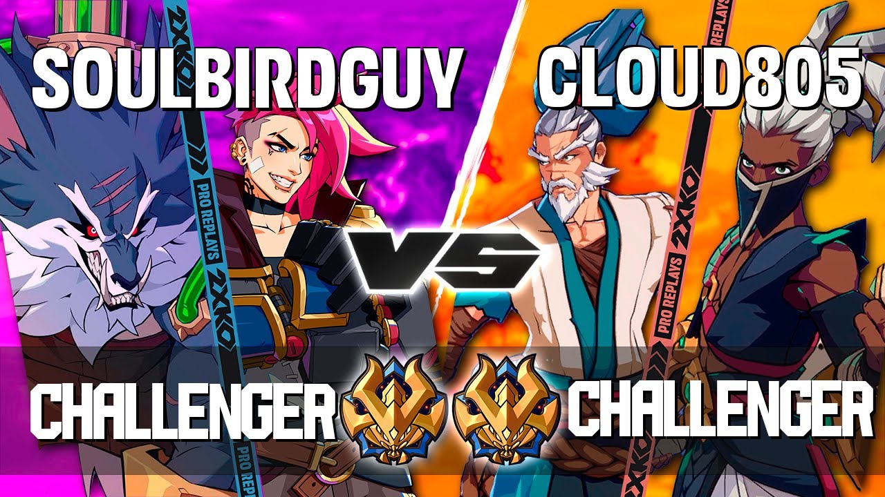 2XKO ▰ SOULBIRDGUY (Vi-Warwick) vs CLOUD805 (Yasuo-Ekko) ▰ 2XKO Pro level replays