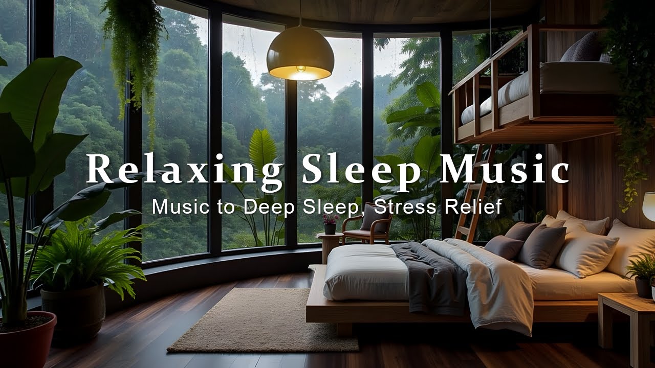 Relaxing Piano & Rain Sounds | Peaceful Sleep Music for Stress Relief, Calm Mind, and Deep Sleeping