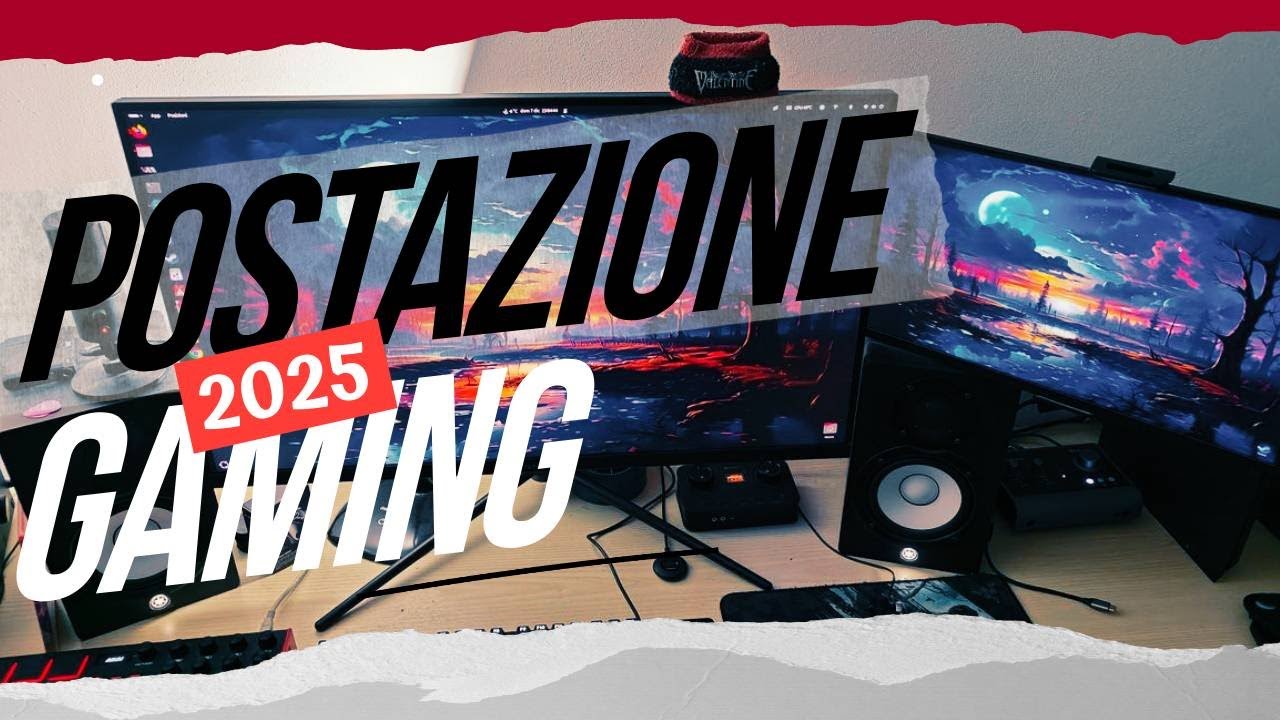 Tour della mia POSTAZIONE GAMING 2025 || Gaming, Editing e Smartworking!