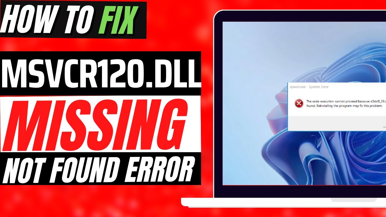 How to FIX MSVCR120.dll Missing ❌ Not Found Error ✅ GTA 5🎮 Sims 4 💻 Windows 10\7\11 💻 32/64bit