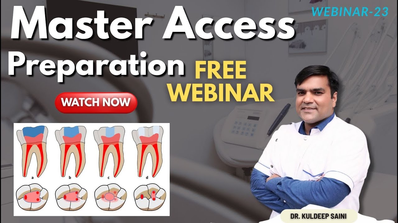 Webinar 23 | Learn Access Preparation Step-by-Step | Free Weekly Webinar #Endodontics
