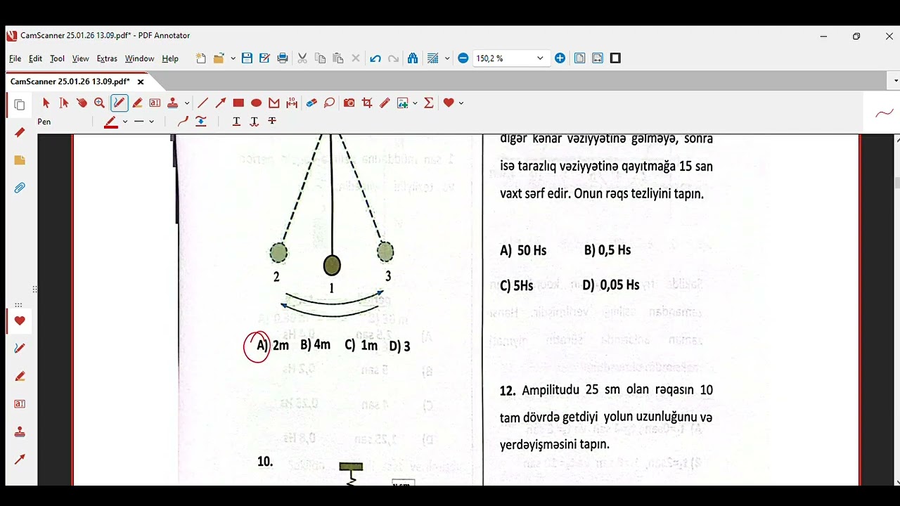 RFM Fizika. Periodik hərəkət