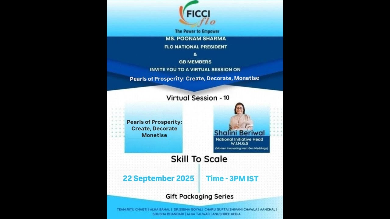 Session 10 - Pearls of Prosperity Create, Decorate, Monetise,