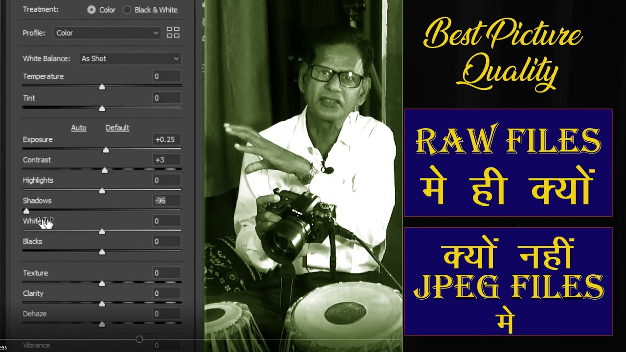 Raw File hi kyo ?? JPEG kyo Nahi..जानिए रॉ फाइल्स को । Hindi