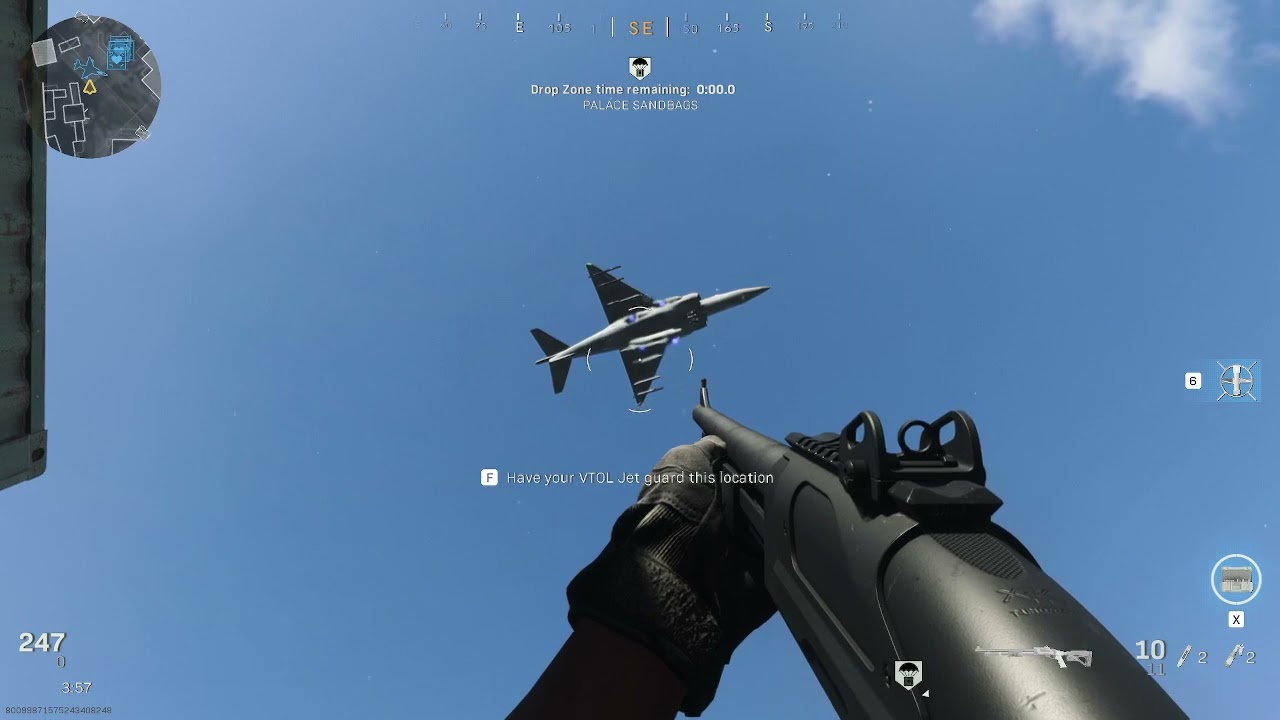 MW 2019 VTOL Jet fly by and hovering sound