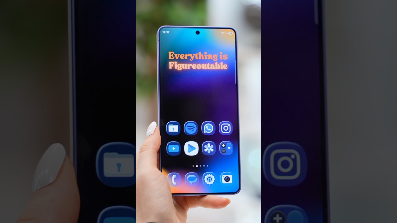 У Samsung есть СТЕКЛЯННЫЕ ИКОНЫ!