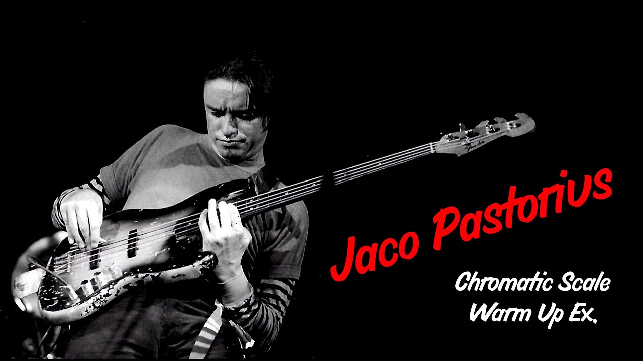 Jaco Pastorius | Chromatic Scale Warm Up Exercise with Tab