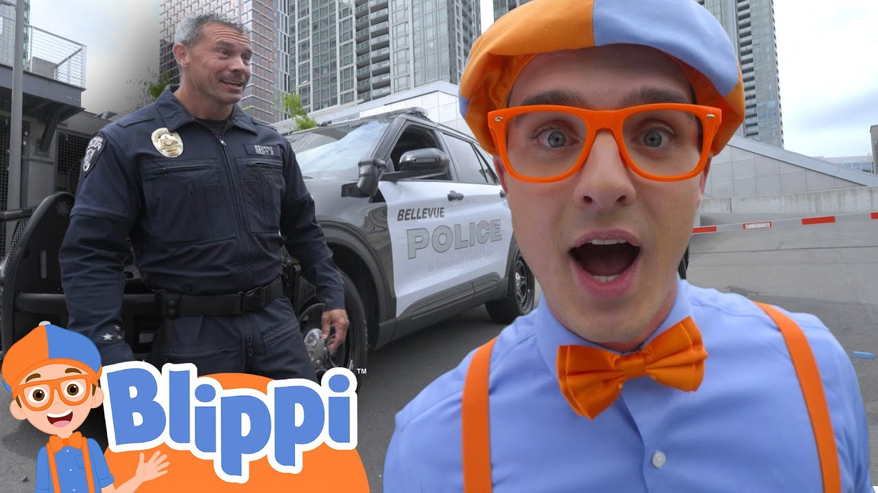 Blippi Meets Police Heroes! 🚔 | Learn About Police Officers for Kids | Educational Videos