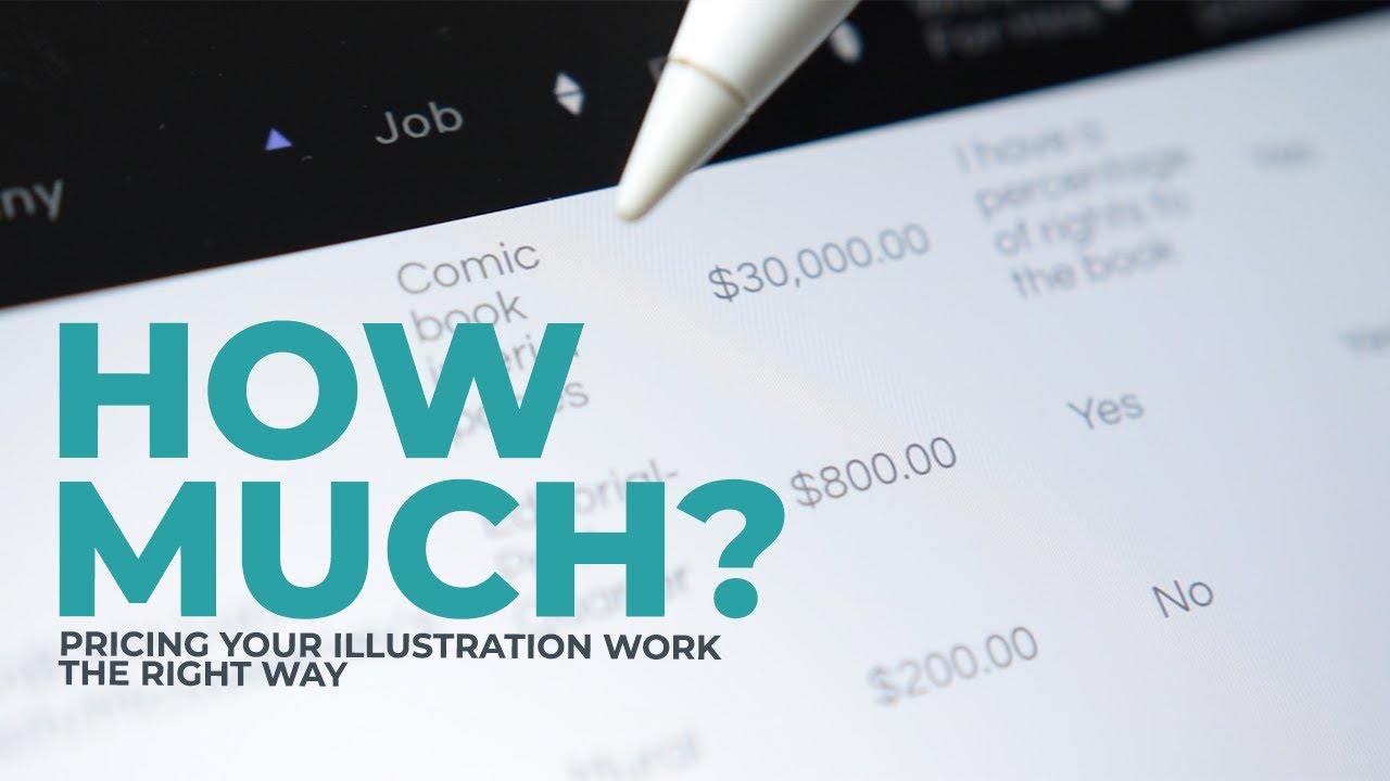 HOW MUCH YOU CAN MAKE AS AN ILLUSTRATOR | Pricing Illustration Work