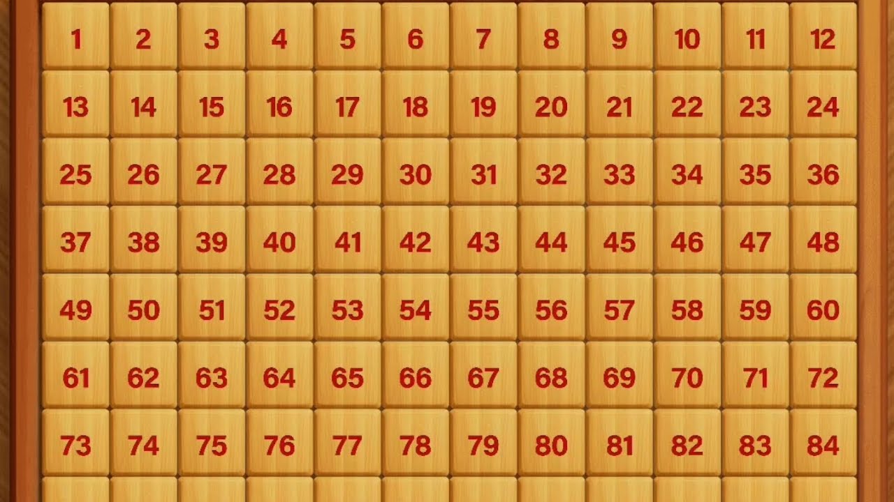 12x 14 number puzzle
