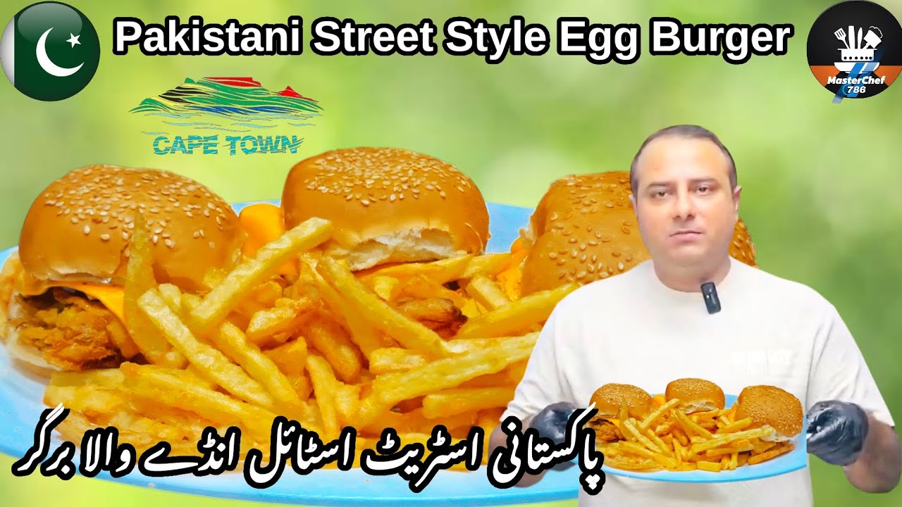Street Style Egg Burger 🍔 |  Anday Wala Burger | Shami Bun Kebab Burger | Special Anda Shami Burger
