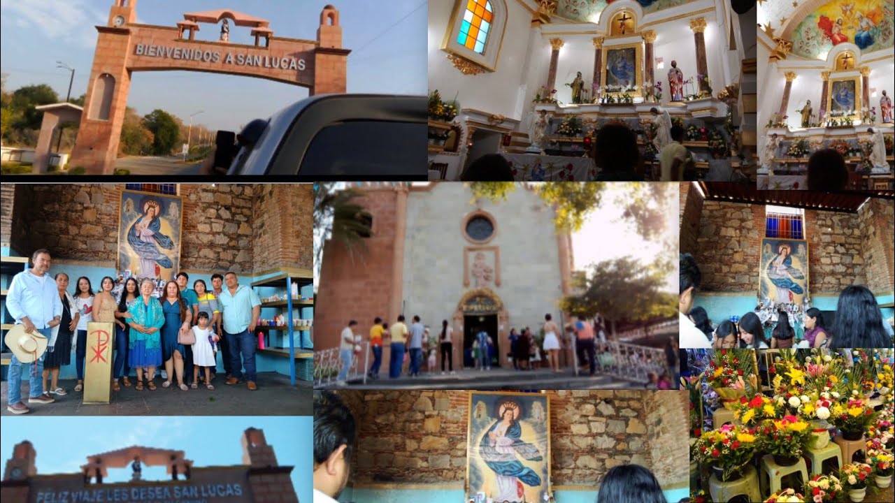 Visitando la VIRGEN de san Lucas con mi familia ❤️❤️//así es la feria👀👀