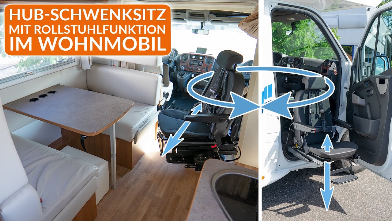 Carony Hub-Schwenksitz im Wohnmobil - KEIN Umsetzen nötig!