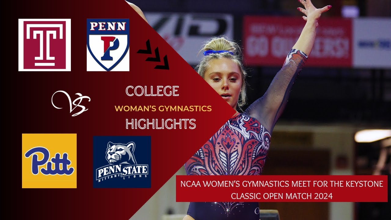 NCAA Women’s Gymnastics Meet for the Keystone Classic Open Match 2024