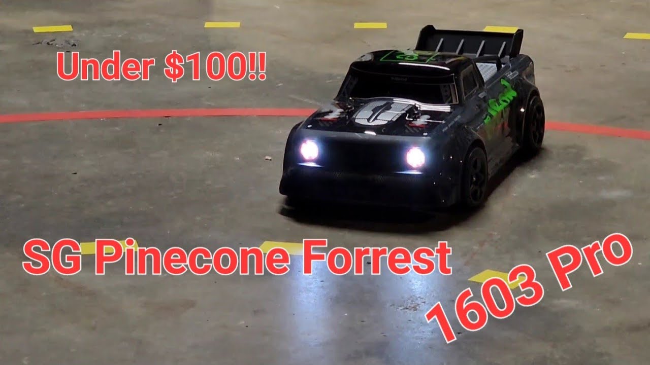 Brushless RC Drift Car Review!! | SG Pinecone Forest 1603 Pro