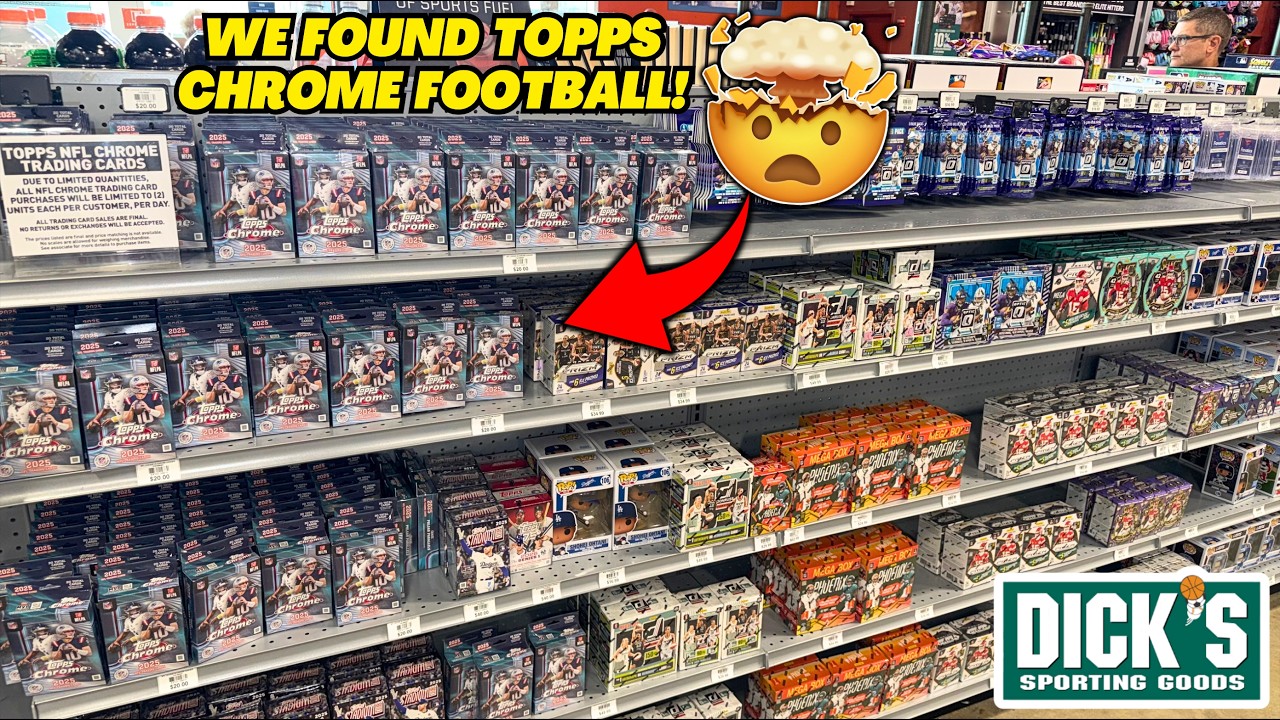 *WE FINALLY FOUND TOPPS CHROME!🤯 This Sports Card Restock Was INSANE!🔥