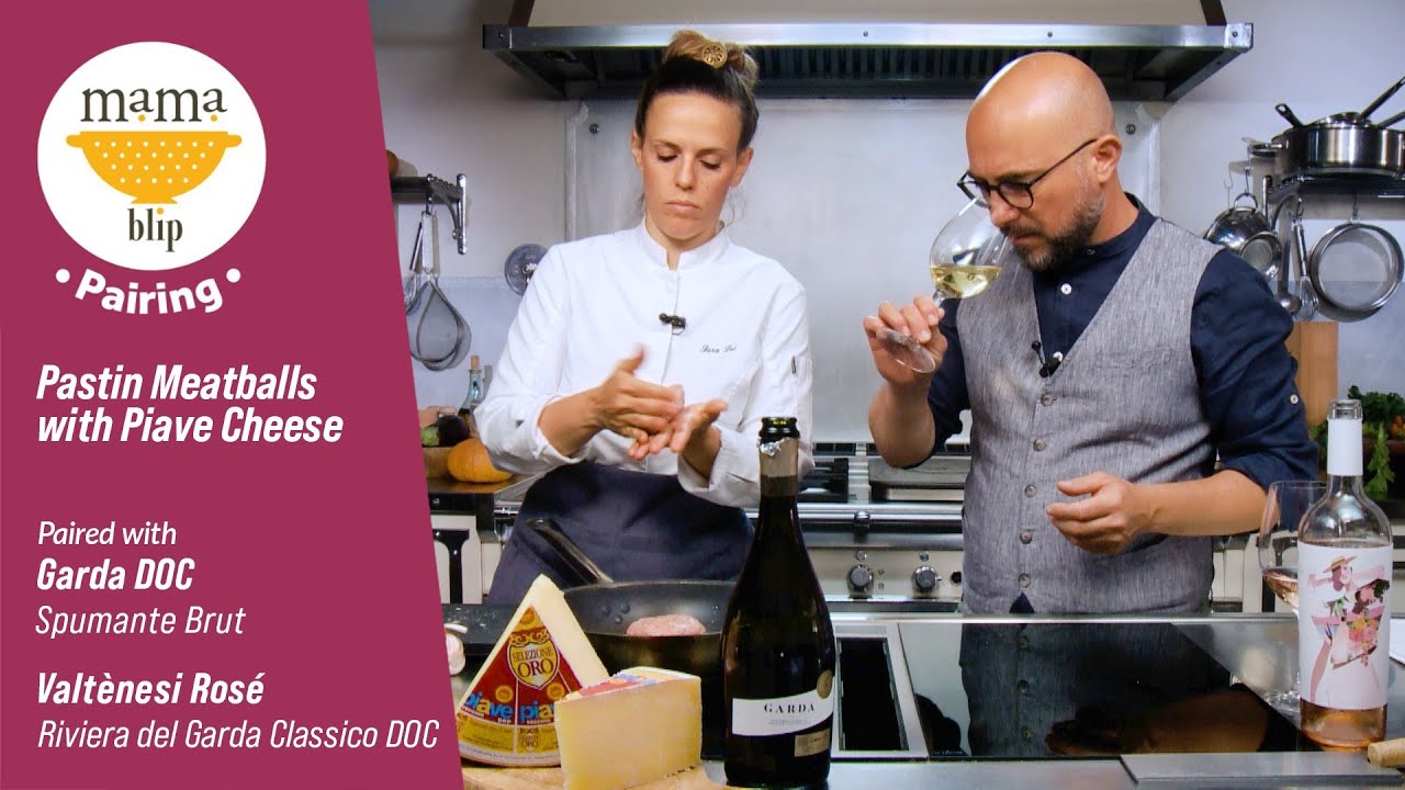 15 Minute Italian Dinner Recipe | Pastin MeatBall with Piave Cheese - Garda Doc and Valtènesi