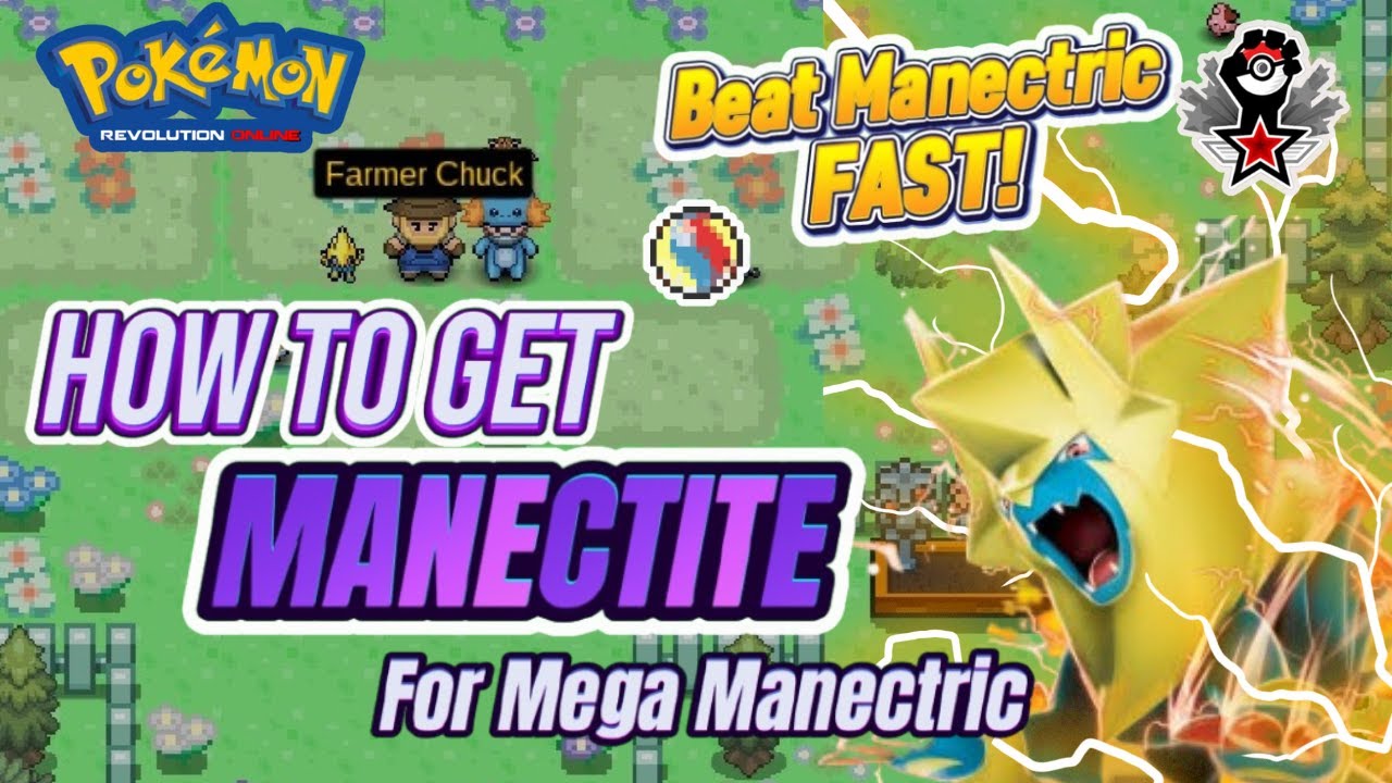How to Get Manectite Stone Fast! (Beat Manectric in 120s) Pokemon Revolution Online