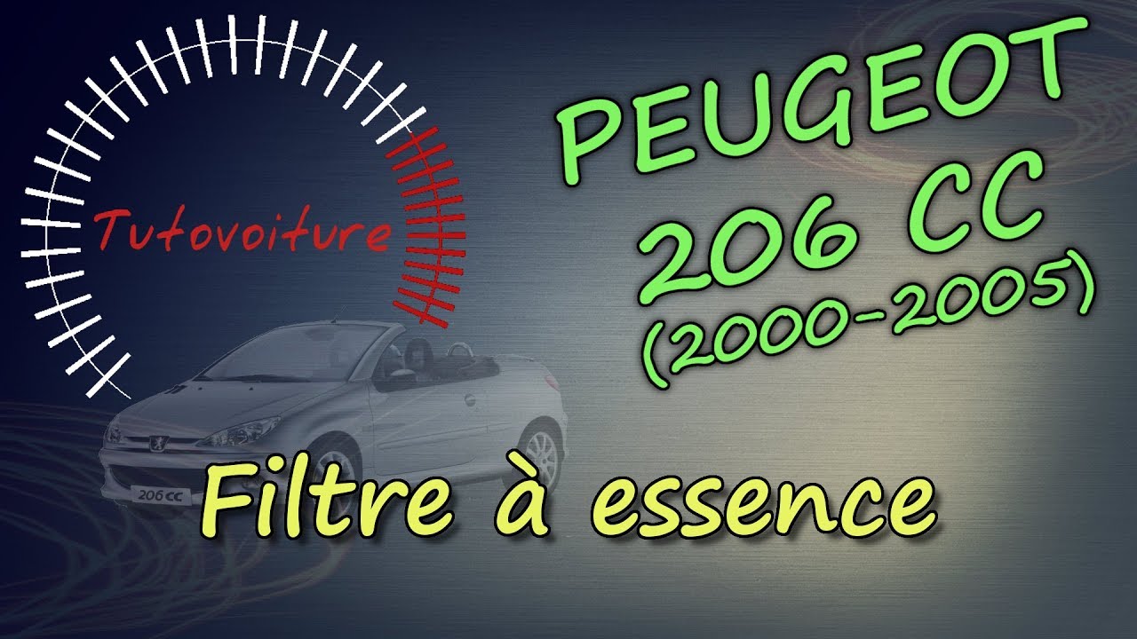 Changer son FILTRE à ESSENCE : Peugeot 206