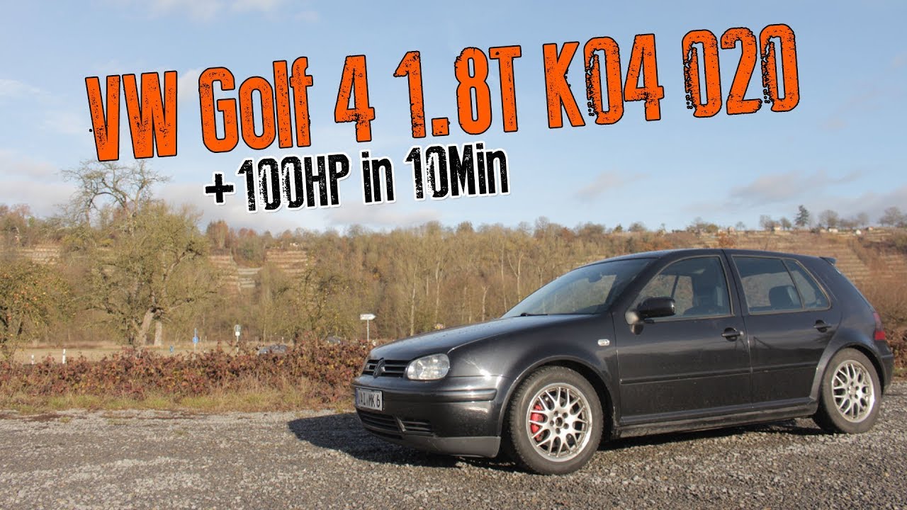 Building a MK4 Golf GTI K04 in 10 Minutes !!! +100HP