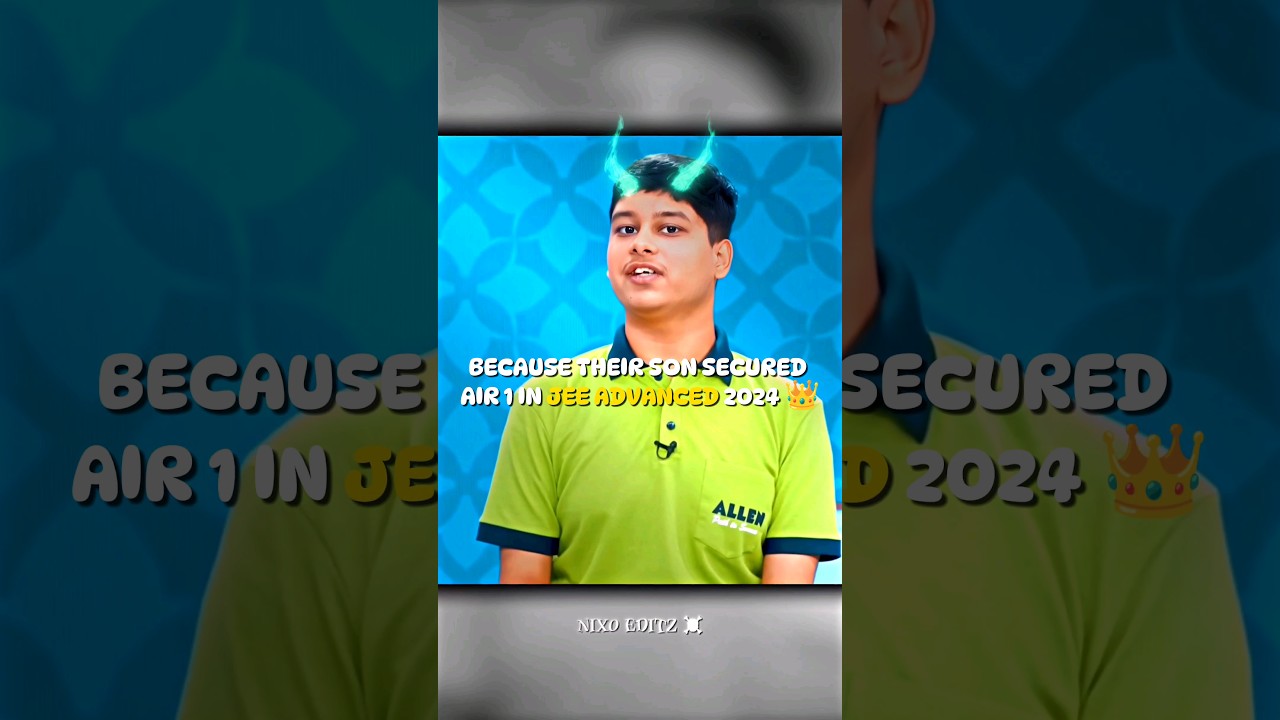 AIR 1 of jee advanced 2024  