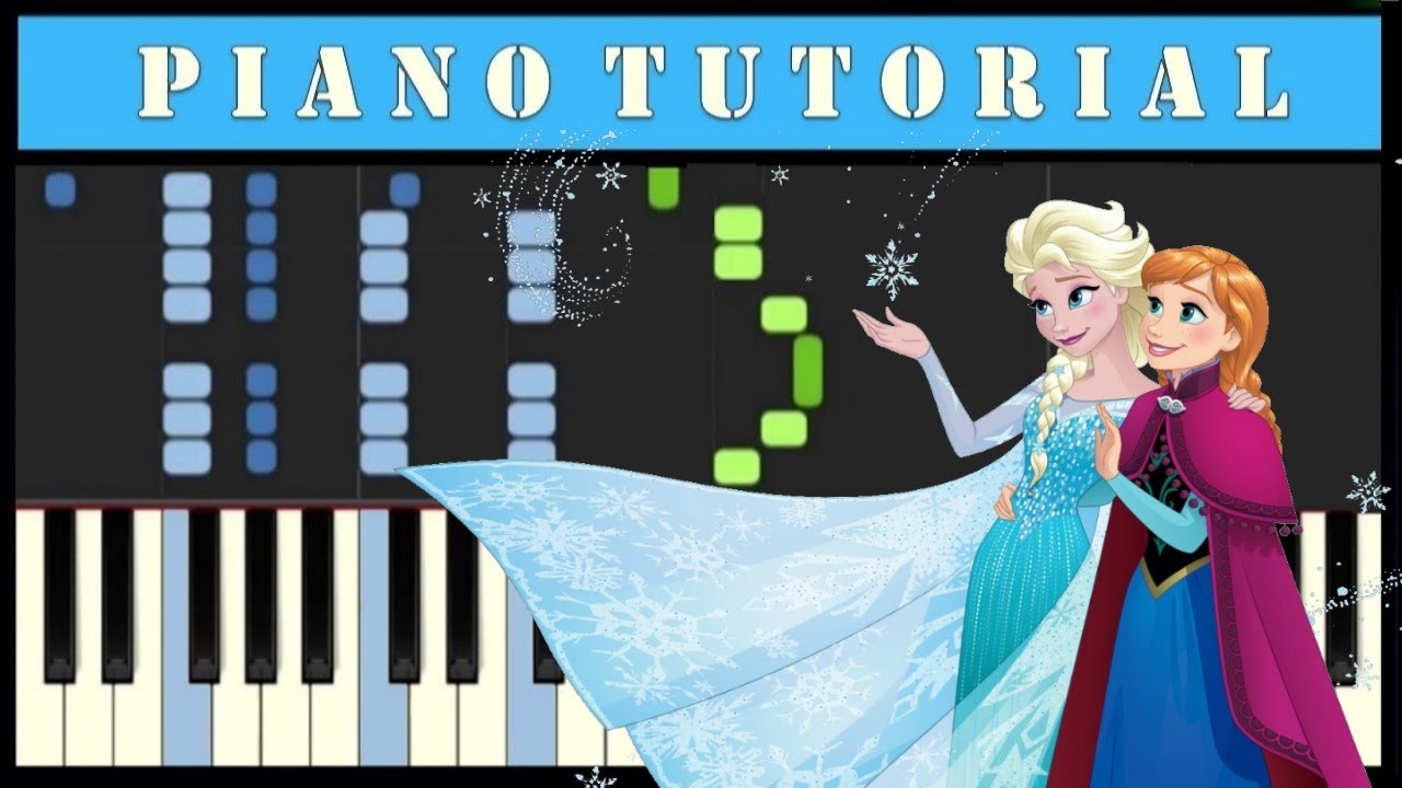 FROZEN // Y si Hacemos un Muñeco // NOTAS MUSICALES // PIANO TUTORIAL