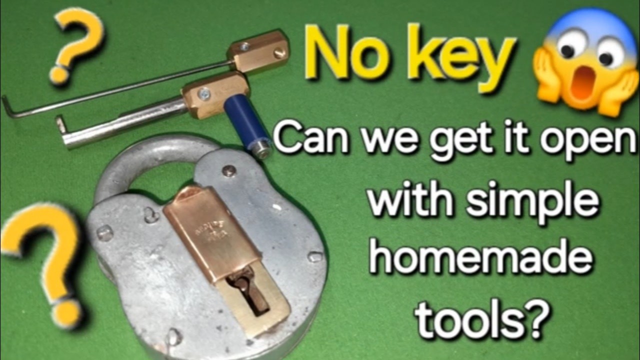 381 Lock Picking - No Key Needed To Open A Lever Lock