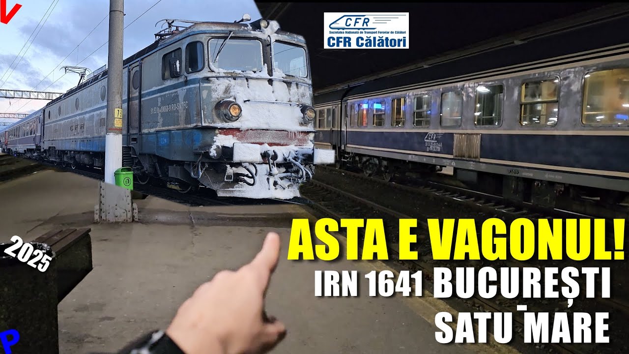 Super calatorie de 14 ore in vagonul CFR 100% compartiment | Bucuresti - Satu Mare