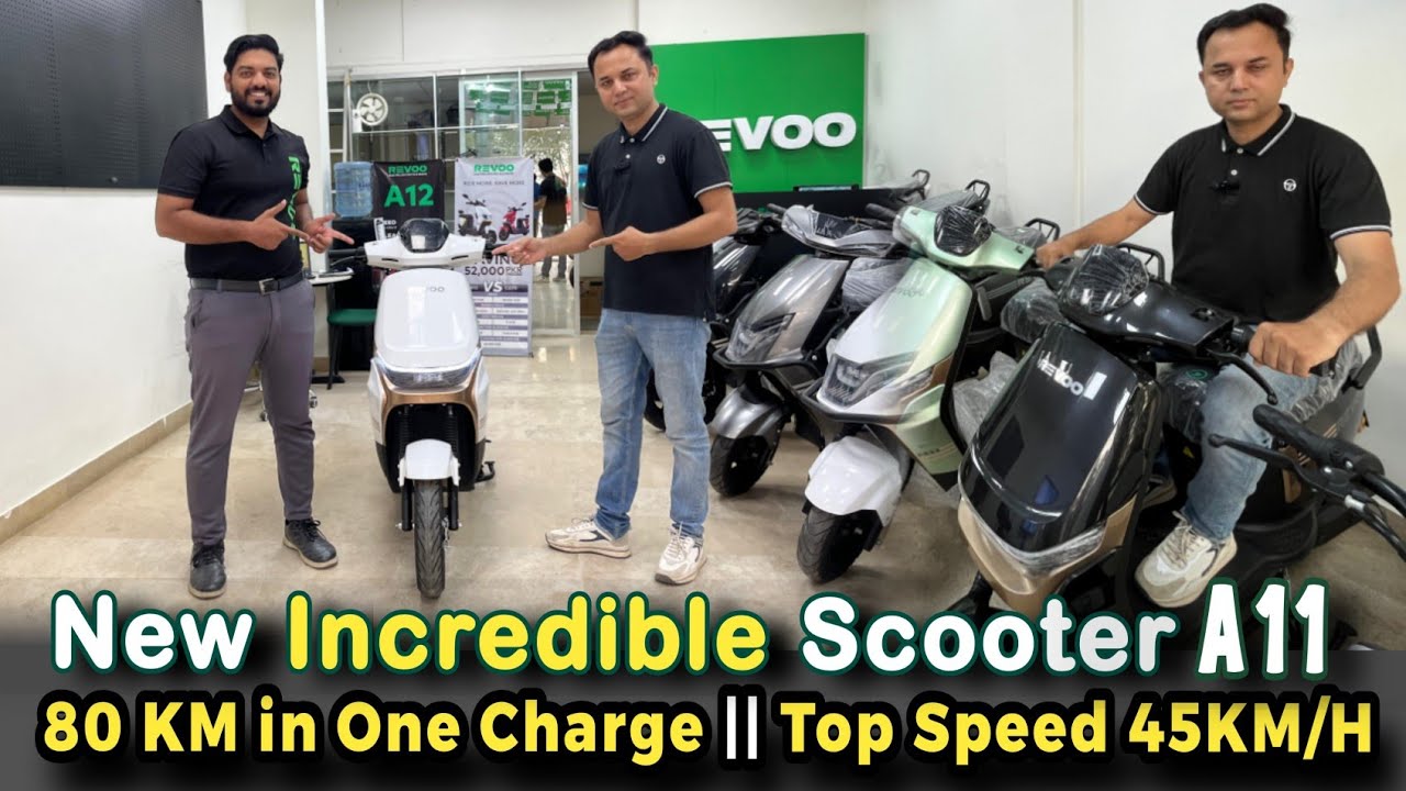 Powerful Features of Revoo Electric Scooter A11 - Aisa Scooter Pehli Baar Dekha! | Review Revoo EV