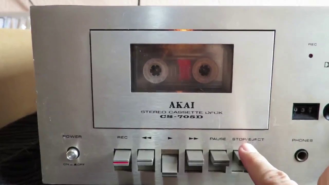 Tape Deck Akai CS 705D
