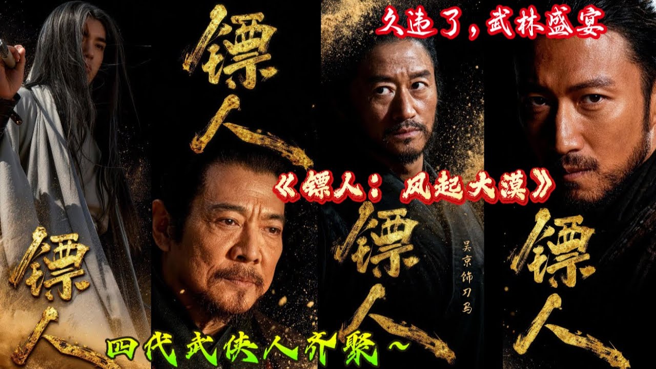 #电影 《镖人：风起大漠》策马江湖 热血开年#电影镖人#吴京 #李连杰 #谢霆锋 #电影 #一口气看完 