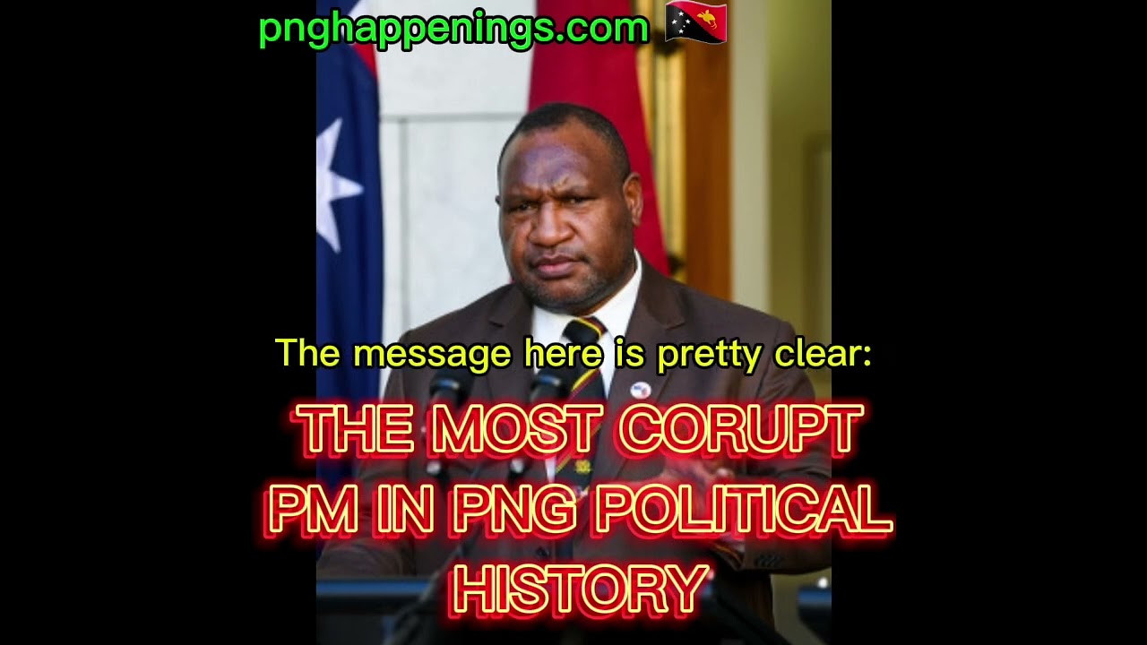 THE MOST CORRUPT PM IN PNG POLITICAL HISTORY 🇵🇬