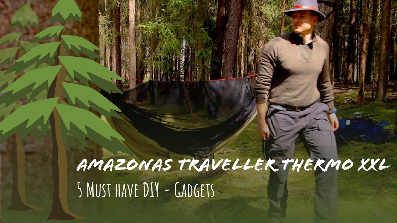 So habt Ihr die AMAZONAS MoskitoTravellerThermo XXL noch nie gesehen /5 Modifikationen/Hammock Setup