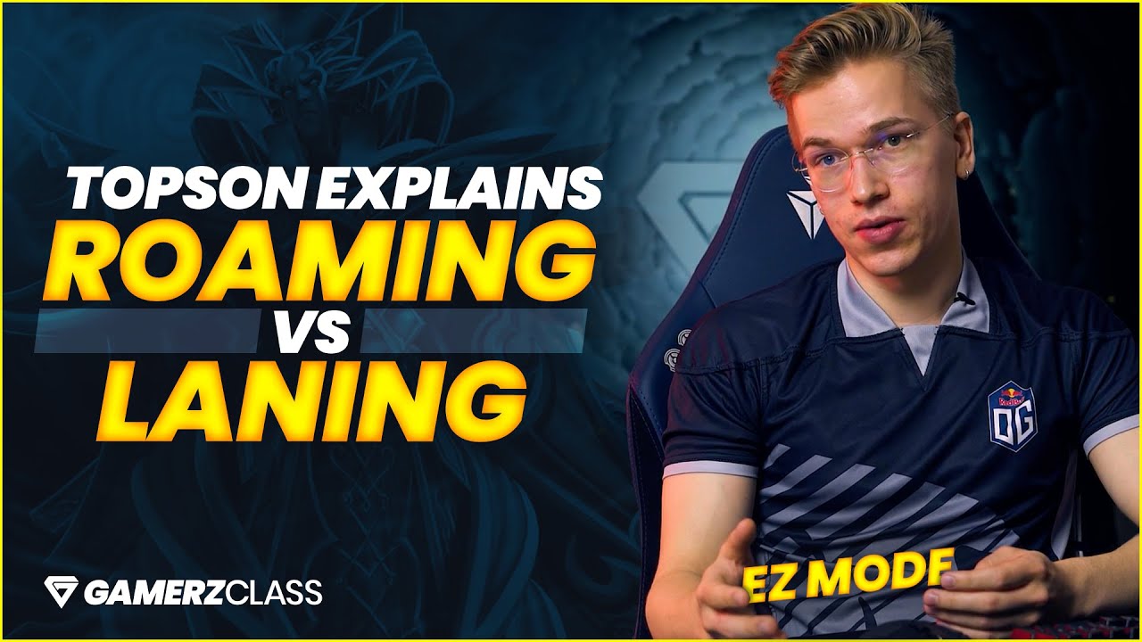 Topson Teaches Mid Lane Ep.09 - Roaming vs Laning [Full Episode] - GamerzClass