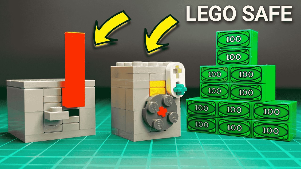 Key Lock LEGO Safe VS Combination LEGO Safe