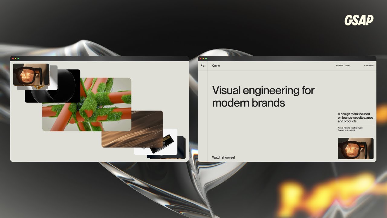 Landing Page Reveal Animation? GSAP Turned It into a Showreel