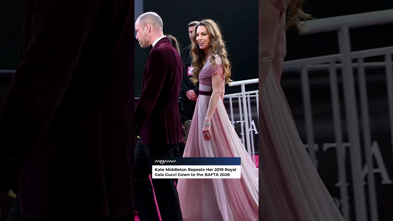 Kate Middleton Repeats Her 2019 Royal Gala Gucci Gown to the BAFTA 2026