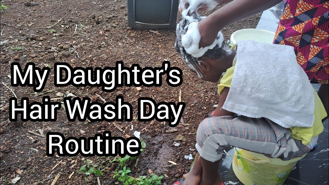 My Daughter's Hair Wash Day Routine || Keeping It Simple #haircare #4chair #africanheritage 