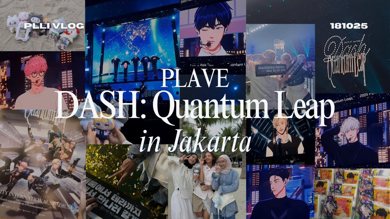[플리로그✮] 플레이브 PLAVE Dash Quantum Leap in Jakarta - PLLI VLOG ‧₊˚ ☁️⋅♡🪐༘⋆