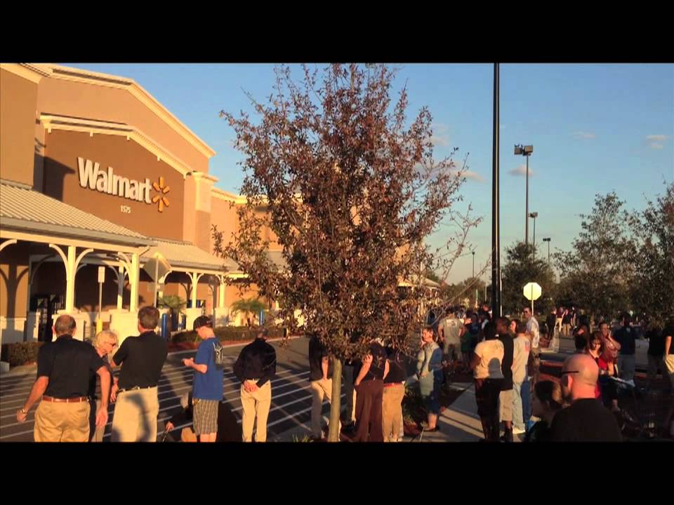 Emergency Evacuation At Walmart