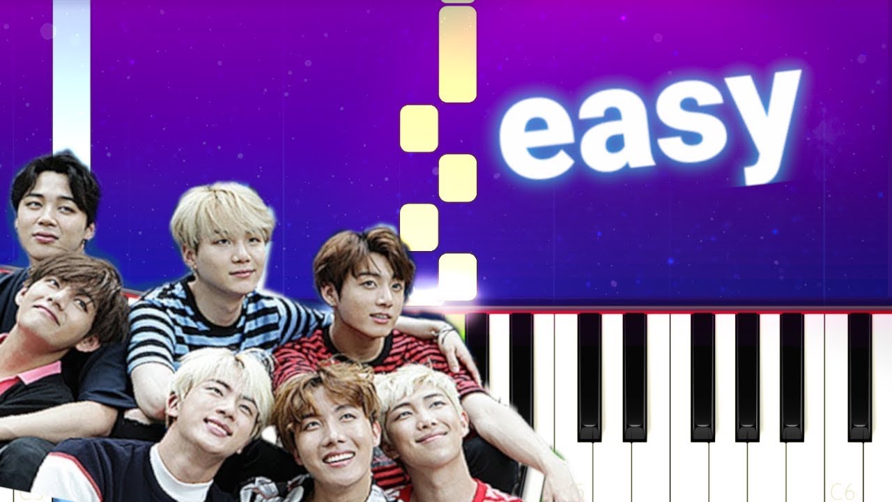 BTS (방탄소년단) 'ON'  (100% EASY PIANO TUTORIAL)